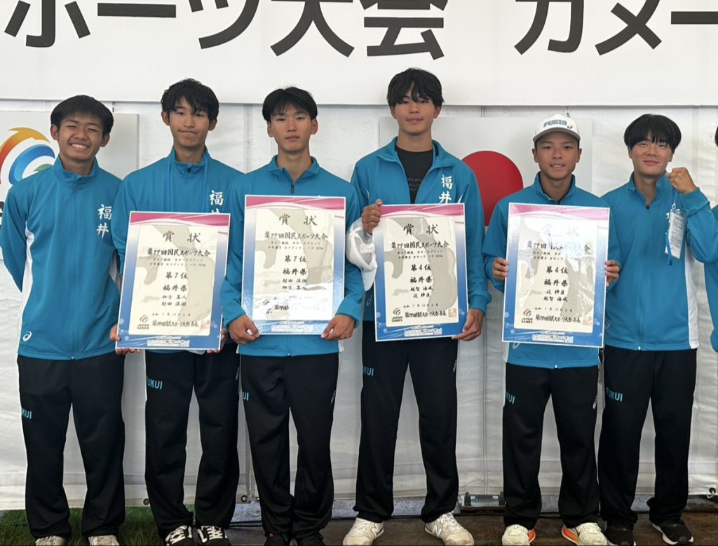 第79回国民スポーツ大会(滋賀国スポ)カヌースプリント競技　入賞!!