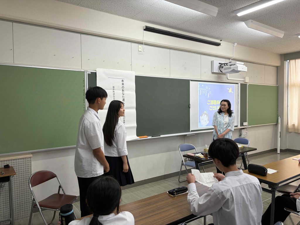 第１学年　性教育講演会（7/6・月）