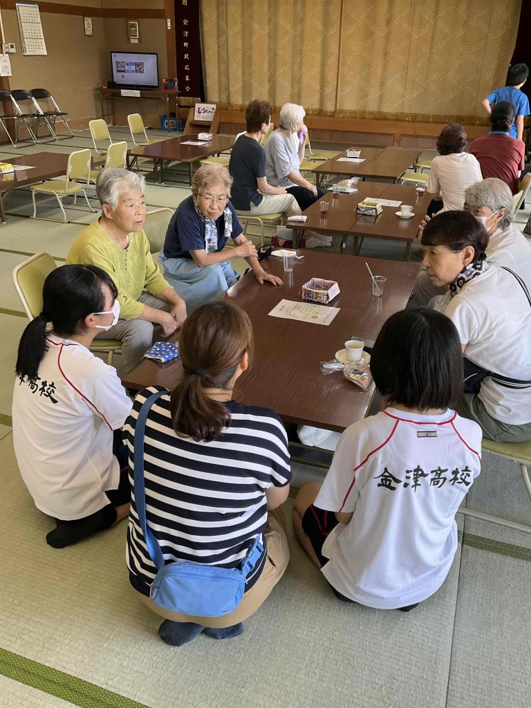 JRC部 あわら市市姫荘ふれあいカフェに参加しました。